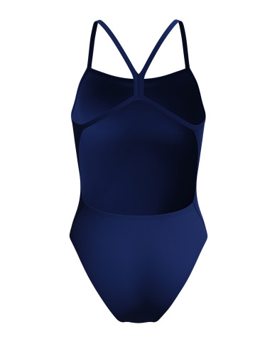 Speedo FL Solid V Back 2.0 Kadın Antrenman Mayosu Lacivert