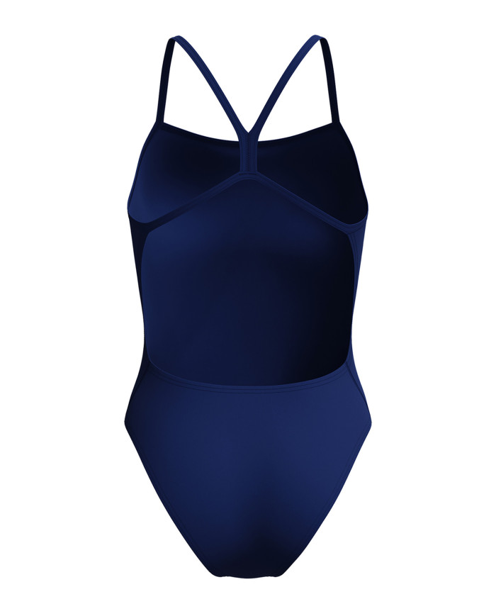 Speedo FL Solid V Back 2.0 Kadın Antrenman Mayosu Lacivert