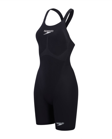 Speedo Fastskin LZR Pure Valor 2.0 Openback Kneeskin Yarış Mayosu Siyah