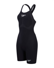 Speedo Fastskin LZR Pure Valor 2.0 Openback Kneeskin Yarış Mayosu Siyah