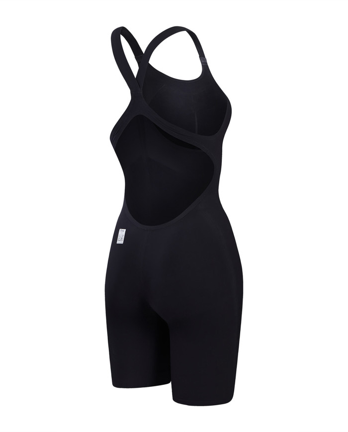 Speedo Fastskin LZR Pure Valor 2.0 Openback Kneeskin Yarış Mayosu Siyah