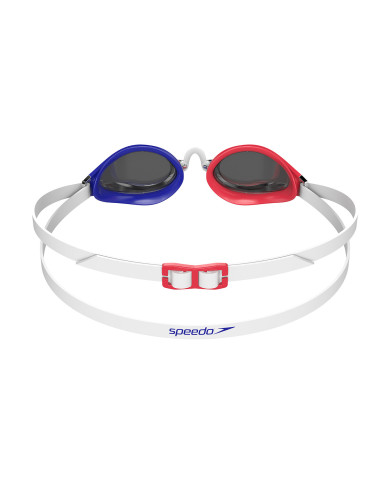 Speedo Fastskin Speedsocket 2 Mirror Aynalı Yüzücü Gözlüğü Mavi Kırmızı