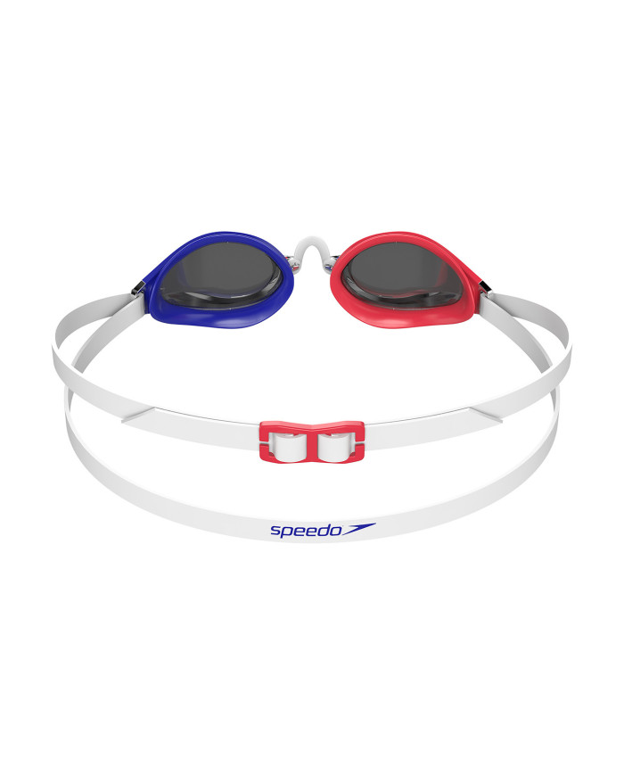 Speedo Fastskin Speedsocket 2 Mirror Aynalı Yüzücü Gözlüğü Mavi Kırmızı