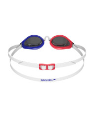 Speedo Fastskin Speedsocket 2 Mirror Aynalı Yüzücü Gözlüğü Mavi Kırmızı