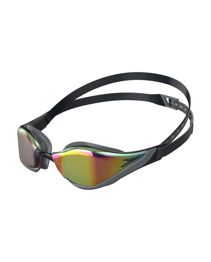 Speedo Fastskin Pure Focus Mirror Aynalı Yüzücü Gözlüğü Siyah Kırmızı