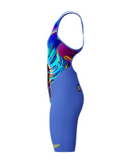 Speedo Fastskin LZR Pure Valor 2.0 Openback Kneeskin Kadın Yarış Mayosu Koyu Mavi