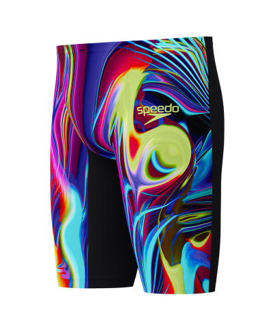 Speedo Fastskin LZR Pure Valor 2.0 Jammer Erkek Yarış Mayosu Siyah Çok Renkli