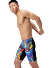 Speedo Fastskin LZR Pure Valor 2.0 Jammer Erkek Yarış Mayosu Siyah Çok Renkli