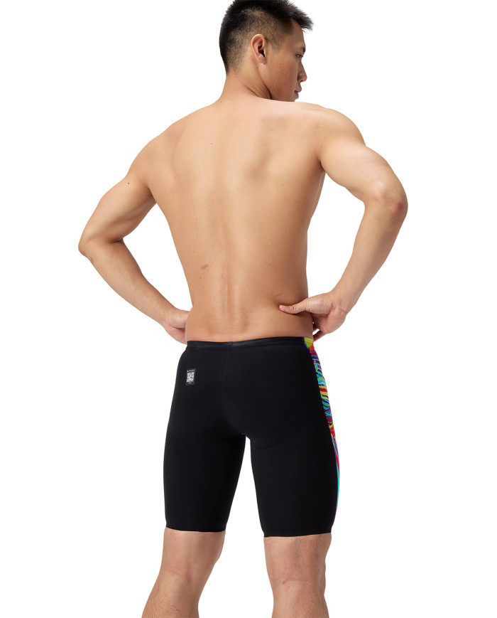 Speedo Fastskin LZR Pure Valor 2.0 Jammer Erkek Yarış Mayosu Siyah Çok Renkli