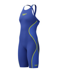 Speedo Fastskin LZR Pure Intent 2.0 Openback Kadın Kneeskin Yarış Mayosu Mor