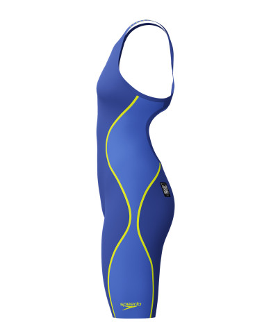 Speedo Fastskin LZR Pure Intent 2.0 Openback Kadın Kneeskin Yarış Mayosu Mor