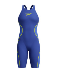 Speedo Fastskin LZR Pure Intent 2.0 Openback Kadın Kneeskin Yarış Mayosu Mor