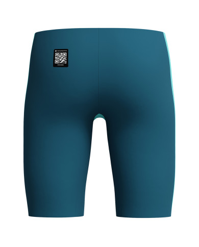 Speedo Fastskin Junior Endurance+ Max High Waisted Jammer Erkek Çocuk Yarış Mayosu Mavi