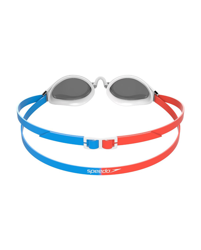 Speedo Fastskin Speedsocket 2 Mirror Aynalı Yüzücü Gözlüğü Kırmızı Mavi
