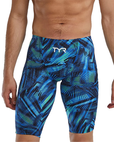 TYR Erkek Avictor Jammer Yarış Mayosu Mavi Yeşil