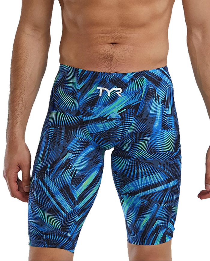 TYR Erkek Avictor Jammer Yarış Mayosu Mavi Yeşil