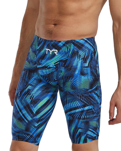 TYR Erkek Avictor Jammer Yarış Mayosu Mavi Yeşil