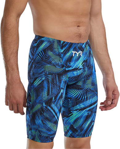 TYR Erkek Avictor Jammer Yarış Mayosu Mavi Yeşil