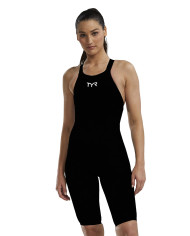 TYR Kadın Avictor Open Back Yarış Mayosu Siyah