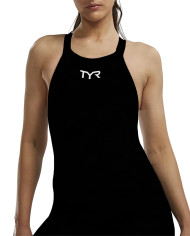 TYR Kadın Avictor Open Back Yarış Mayosu Siyah