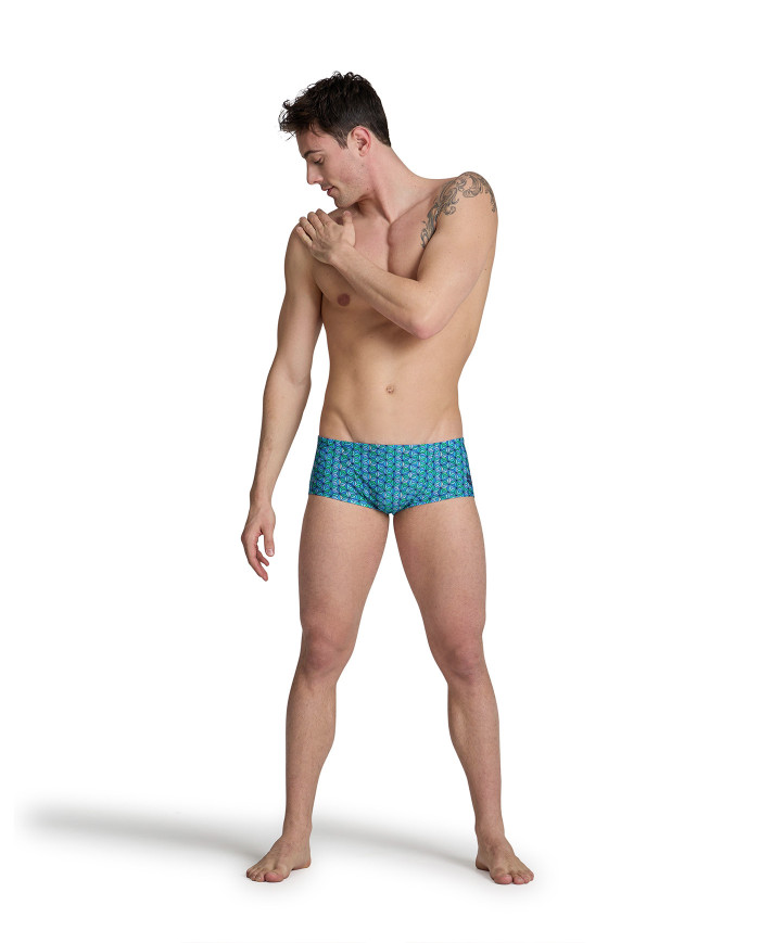 Arena Starfish Low Waist Erkek Antrenman Mayosu Turkuaz Multi