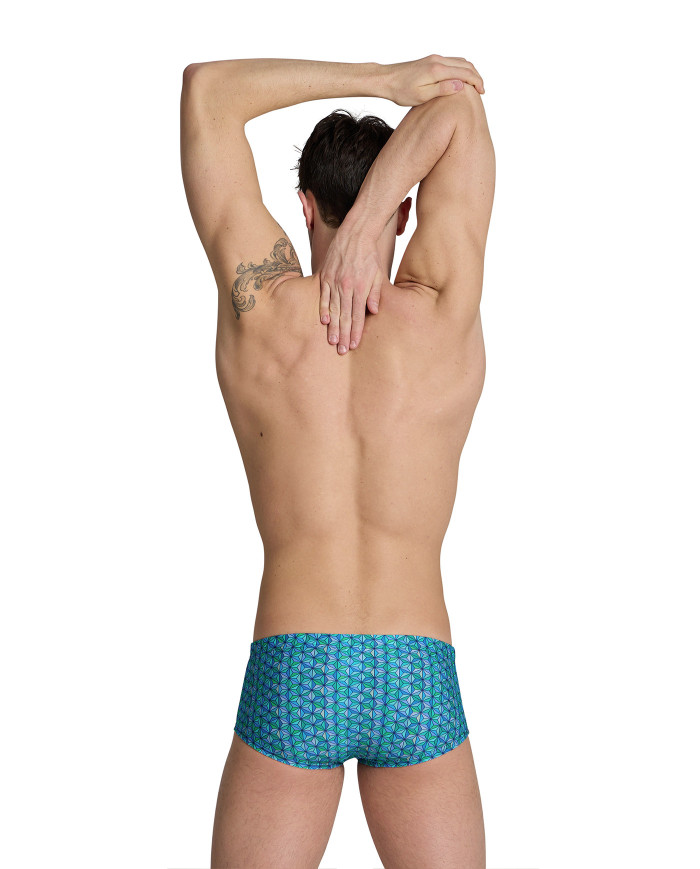 Arena Starfish Low Waist Erkek Antrenman Mayosu Turkuaz Multi