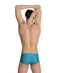 Arena Starfish Low Waist Erkek Antrenman Mayosu Turkuaz Multi