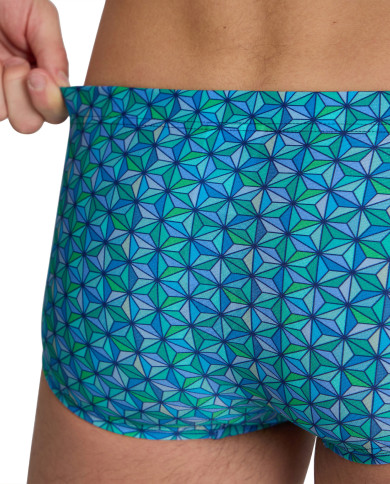 Arena Starfish Low Waist Erkek Antrenman Mayosu Turkuaz Multi
