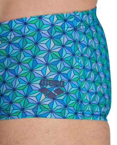 Arena Starfish Low Waist Erkek Antrenman Mayosu Turkuaz Multi