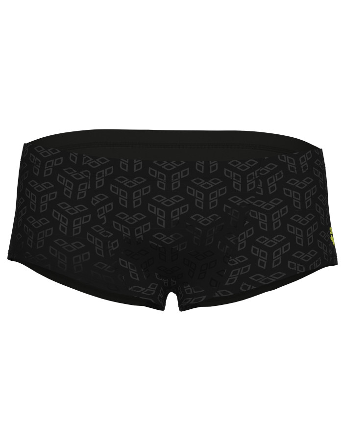 Arena Monogram Low Waist Erkek Antrenman Mayosu Siyah Multi