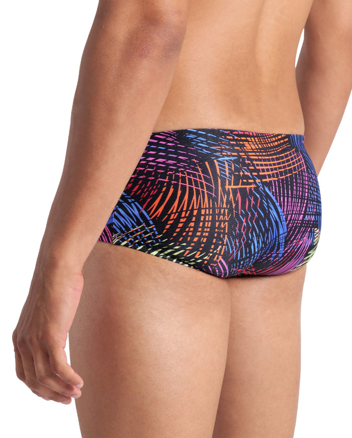 Arena Energy Low Waist Erkek Antrenman Mayosu Siyah Multi