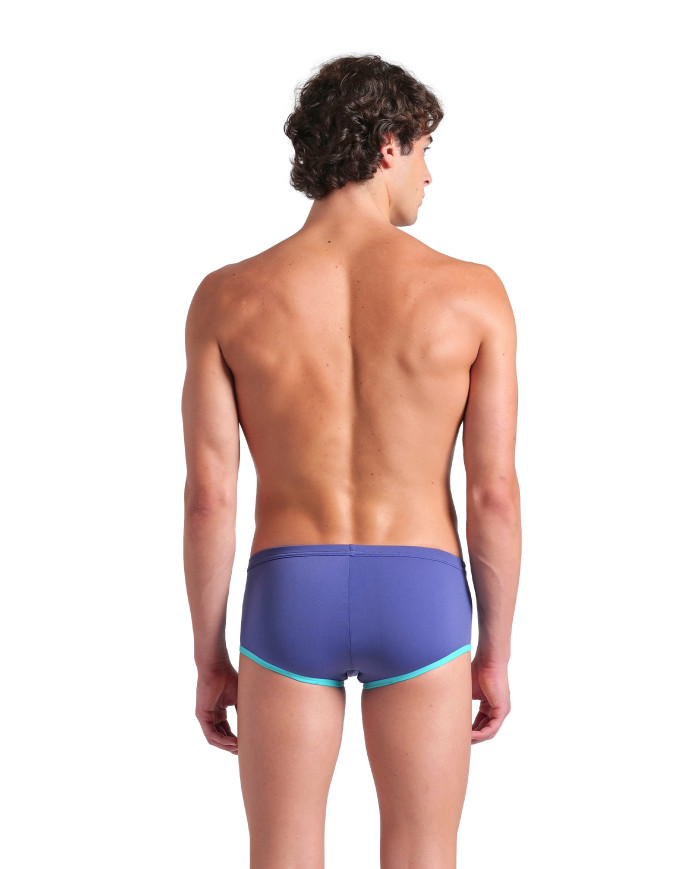 Arena One Big Logo Low Waist Erkek Antrenman Mayosu Lacivert Mavi