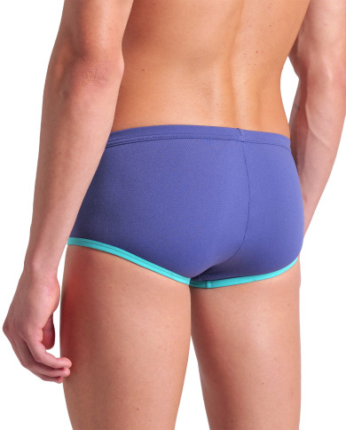 Arena One Big Logo Low Waist Erkek Antrenman Mayosu Lacivert Mavi