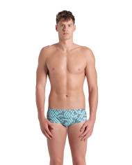 Arena Escape Low Waist Erkek Antrenman Mayosu Siyah Mavi Multi