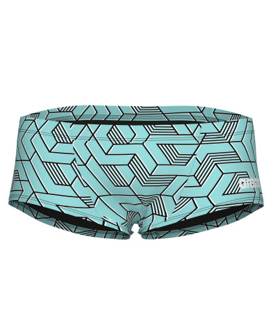 Arena Escape Low Waist Erkek Antrenman Mayosu Siyah Mavi Multi