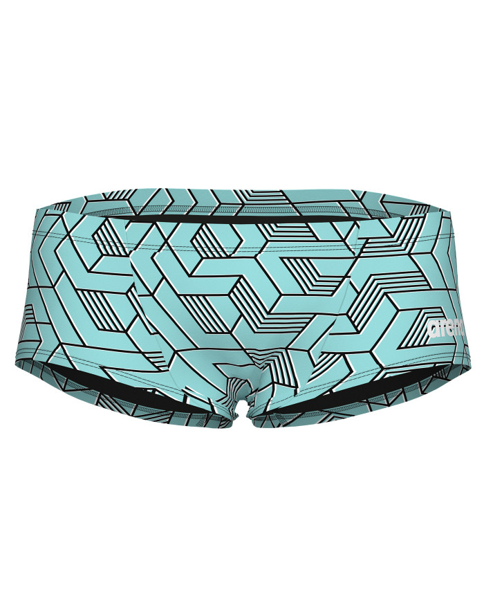 Arena Escape Low Waist Erkek Antrenman Mayosu Siyah Mavi Multi