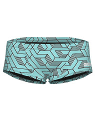 Arena Escape Low Waist Erkek Antrenman Mayosu Siyah Mavi Multi