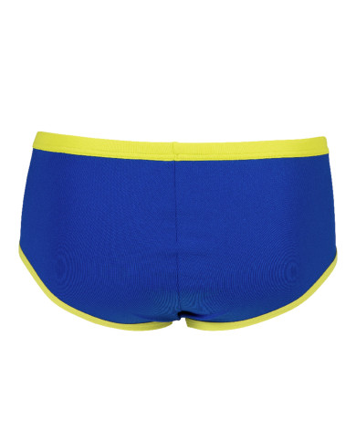 Arena One Big Logo 12 cm Erkek Antrenman Mayosu Neon Mavi Yeşil