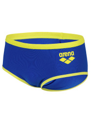 Arena One Big Logo 12 cm Erkek Antrenman Mayosu Neon Mavi Yeşil