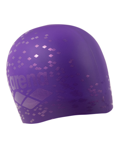 Arena Shine Cap Silikon Yüzme Bonesi Plum-Violet
