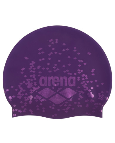 Arena Shine Cap Silikon Yüzme Bonesi Plum-Violet