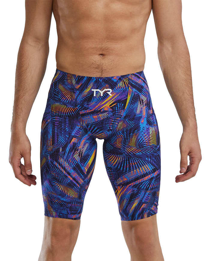 TYR Erkek Yarış Mayosu Avictor Jammer Hel Purple Gold