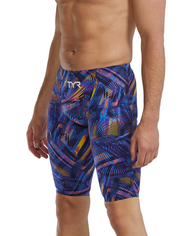 TYR Erkek Yarış Mayosu Avictor Jammer Hel Purple Gold