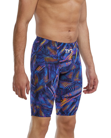 TYR Erkek Yarış Mayosu Avictor Jammer Hel Purple Gold