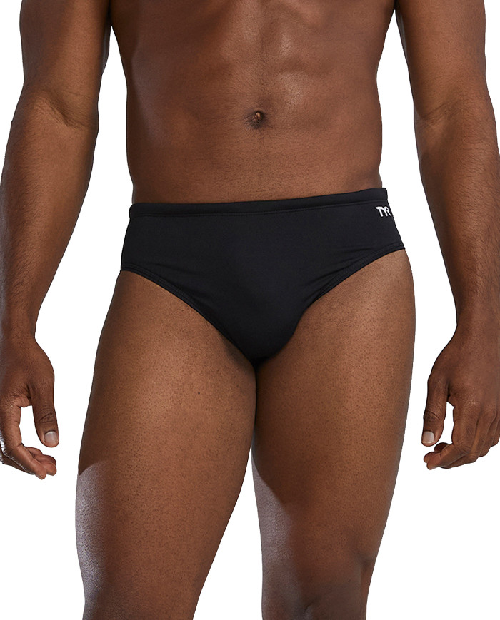 TYR Solid Male Racer Siyah Antrenman Mayosu