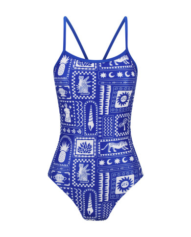 Amanzi Bluesol Proback Kız Çocuk Antrenman Mayosu