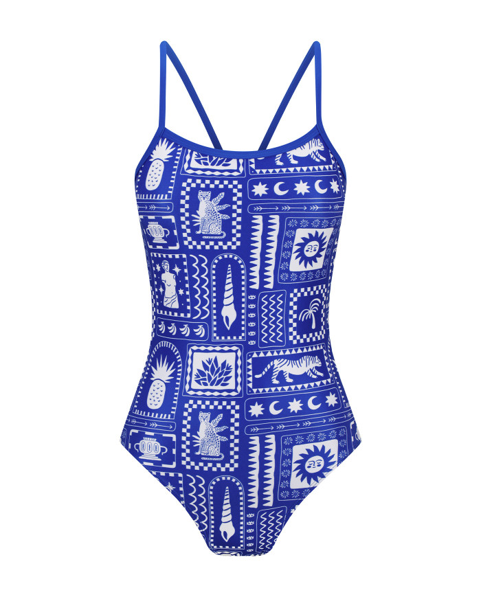 Amanzi Bluesol Proback Kız Çocuk Antrenman Mayosu