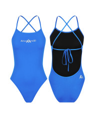 Amanzi Kız Tie Back Azure Antrenman Mayosu