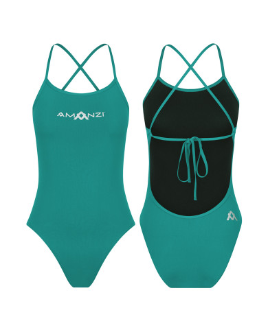 Amanzi Kız Tie Back Capri Antrenman Mayosu