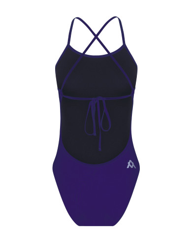 Amanzi Tie Back Blueberry Kız Çocuk Antrenman Mayosu